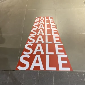 Business Promotion Floor Stickers Self Adhesive Anti Slip Sticker for Floor