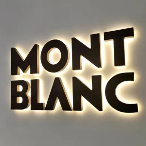 Business Sign Board Logo Office Indoor Outdoor Backlit Illuminated Company Business Signage Wall Logo LED 3D Channel Letter