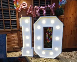 CARREY Marquee Letters LED Number for Wedding Custom Giant Logo Large Love Light up Bulb Signs Outdoor Big Love Letter for Party