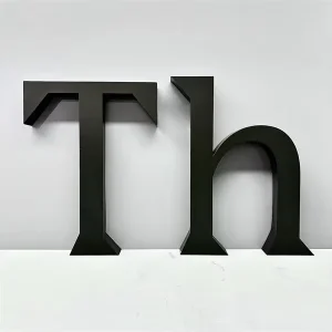 CARREY Sign Custom 3D Metal Letters Sign Stainless Steel Logo Signs Outdoor Letters Number Brass Steel Signboard for Store
