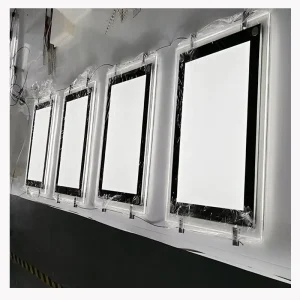CE ROHS Certified Single Sided Magnetic Crystal Light Box for Advertising Menus Cinema Use Eco Friendly