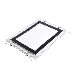 CF4 Indoor Double Sided Ultra Slim Crystal Light Box Led Illuminated Sign Low Power for Banks Supermarkets Chain Stores