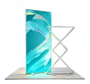 CLASSIC Tradeshow Display Lightweight Aluminum Alloy Poster Tension Fabric LED Backlight Durable Portable Quick Setup Foldable