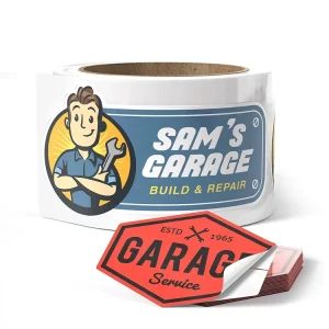 CMYK Printing Custom logo Adhesive Paper Sticker Vinyl Label Packaging in Sheet Roll or Die Cut Sticker