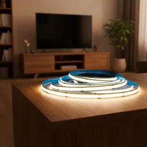 COB Flexible LED Strip Light 3000K 4000K 6000K 24V USB IP44 Waterproof CRI95 WiFi App Control Indoor Ceiling Cabinet Lighting