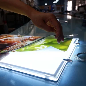 Cable Display LED Lightbox A1 Magnetic Panel LED Light Box Double-Sided Signs for Retail Store Advertising