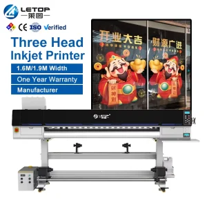 Canvas Poster Vinyl Sticker Banner Digital Large Format Printer White Ink UV Printing Machine UV Printer Roll to Roll