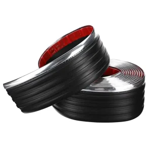 Car Anti collision Strip Modification Bumper Car Anti collision Rubber Strip Chrome
