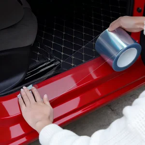 Car Door Side Film Rhino Skin Hide Sticker Protective Anti Scratch Vinyl Wrap PVC PPF Transparent Car Film