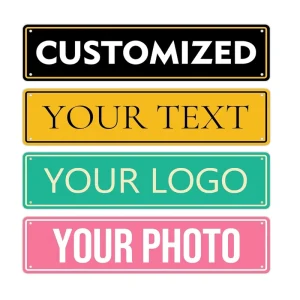 Car License Plate Nameplate Vintage Home Decor Tin Bar Pub Garage Customized Letterpress Printing Metal Art