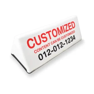 Car Top Hat Taxi Advertising Sign Exterior Accessories For Taxi And Driving School