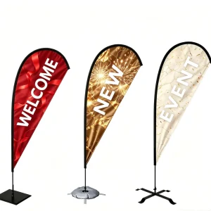 Car Wash Promotional Swooper Feather Flag Banner