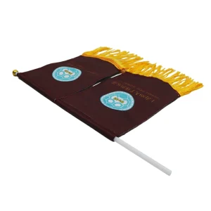 Celebration Hand Flag Colorful Handheld Flag on Stick for National Day Parade & Cultural Festival