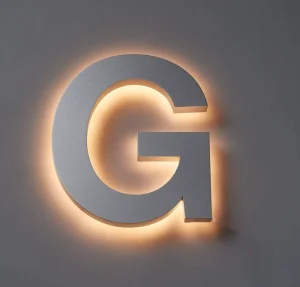Channel Letter Sign Custom 3D Stainless Steel Sign Billboard LED Sign Letter Backlit Luminous Channel Letter Business Signboard