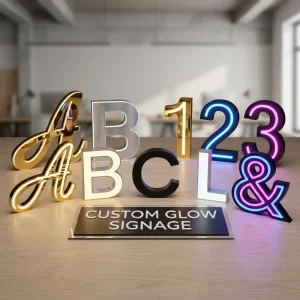 Channel Letters Epoxy Resin Material Letter Sign Waterproof LED Letter Signage