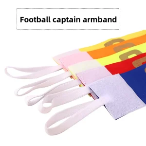 Children’s Soccer Captain Armband with C Logo Velcro Style Elastic Strap and Badge Sleeve Patch