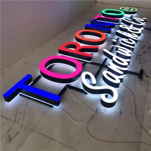 China Backlit LED Letter Sign and 3d Advertising Letter