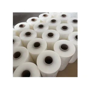 China Factory PE Stretch Film Supplier 300m 400m 30/45/50cm Hand Pallet Plastic Packing Wrap for Warehouse Cargo