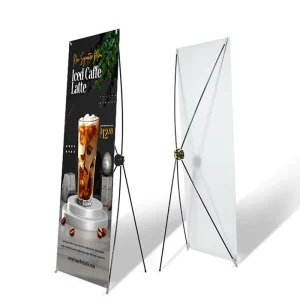 China Factory Price PVC Roll up Banner Aluminum 80*180 cm Display Pull up Stand Banner