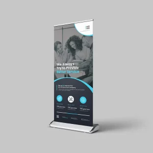 China Factory Price PVC Roll up Banner Aluminum 85 X 200 Cm Display Pull up Stand Banner
