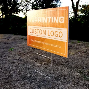 China Manufacturer Custom UV Print Coroplast Yard Sign Big Bulk Order Outdoor Marketing Sign