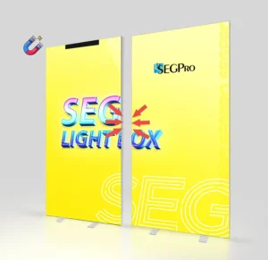 China Manufacturer Customized Size LED SEG Lightbox Backdrop for Tension Fabric Frame Systems