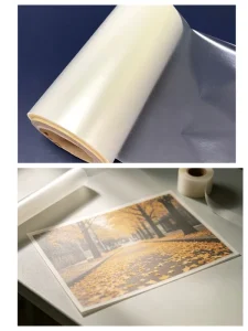 China Manufacturer Thermal Hot Scratch Resistant Frosted Textured Lamination Film 23-28 Micron for Photo Wine Box Book Cover