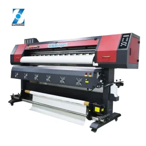 China Supplier Indoor Outdoor Industrial Large Format Vinyl Sticker Banner Eco Solvent Inkjet Printer with DX5 Head