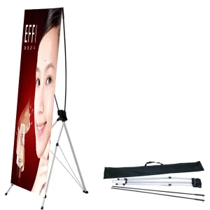 China X Frame Banner Roll up Banner Stand Printing X Tripod Roll up Display for Advertising