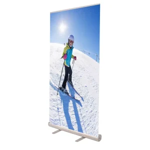 Chinese Factory Easy Up Portable Roll up Banner Stand Display Aluminum Retractable Pull Up Banner for Advertising