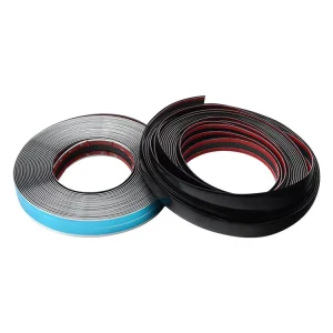 Chrome-Plated PVC Window Trim Door Anti-Collision Strips Bumper Scratch-Resistant Decorative Strips Thickened Version