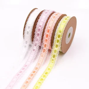 Classic 5m/roll Lace Polyester Ribbon Garment Decoration DIY Accessories Ribbon