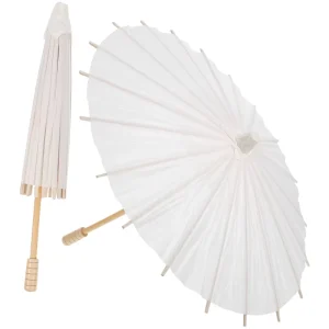 Classic Folding Multi-Purpose DIY White Paper Umbrella Party Decoration Parasol Wedding
