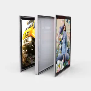 Classical Exquisite Aluminum Profile Ultra Slim Magnetic Double Sided Acrylic LED Light Box for Art