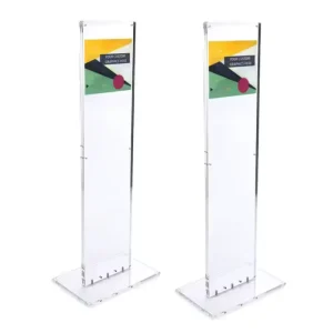 Clear Acrylic Car Parameter Display Sign Board Auto Showroom Model Price Info Advertising Stand for 4S Dealership Store