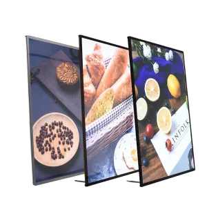 Clear Acrylic LED Light Box Photo Frame Wall Mounted Illuminated Restaurant Menu Display Board for Shop Advertising Signage