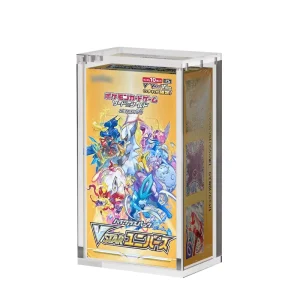 Clear Acrylic Pokemon Japanese Booster Box Display Case Magnetic Lid Dustproof Protector