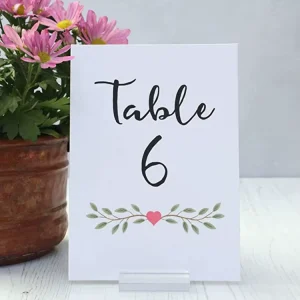 Clear Acrylic Table Digital Stand Acrylic Sign Stand Wedding Table logo Stand