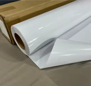 Clear PVC Sticker Eco Solvent Printing Transparent Vinyl Clear Film Self Adhesive Vinyl for Car Wrap