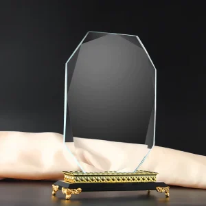 Clear Plaque Crystal Award Office Souvenir Table Decor Custom Design Presentation Gift Business Crystal Plaque