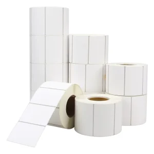 Clear Thermal Labels 2.25 X 1.25 Inches 500 Pcs Printable Transparent Thermal Sticker
