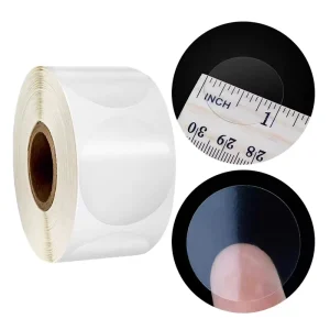 Clear Vinyl PVC Transparent Round Label Sticker 15mm 20mm 25mm 30mm 35mm 40mm 50mm Sealing Stickers