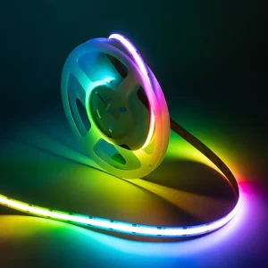 Cob LED Strip RGBW RGB Addressable DC12V 24V Flexible Cob Led Strip Light Linear Luminescence with App Control Mode