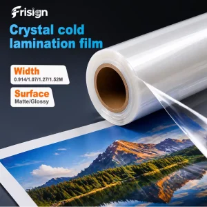 Cold Lamination Film Matte Glossy Crystal Self Adhesive Water Resistant for Document Photo Protection