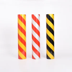Collision Prevention Warning Tape Diagonal Reflective Film Warning Tape Parking Lots Pavement Traffic Marking Reflective Film