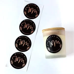 Color Print Logo Mailing Sealing Label Packing Boxes Waterproof Small Business Thank You Seal Sticker for Package Box