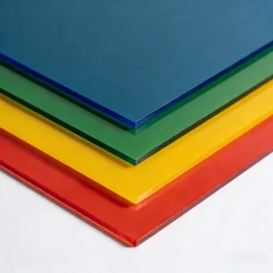 Colored Acrylic Sheet Cherry Red 12mm Matte Surface Light Box for Retail Shop Weather Resistant 1220x2440mm