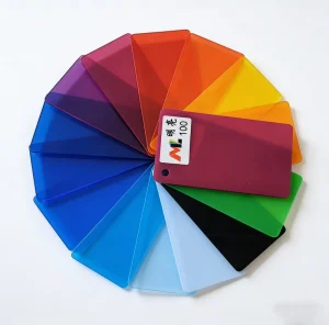 Colored Acrylic Sheet Navy Blue 10mm Matte Surface Gift Box for Corporate Gifts UV Resistant Custom Thickness