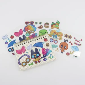 Colorful Aesthetic Cute Cartoon Pattern Reward Custom Sticker Sheets for Kids School Education and Teacher Grading Tools