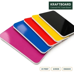 Colorful PVC Foam Board Sign Glossy Poster Board High Density PVC Foam Board